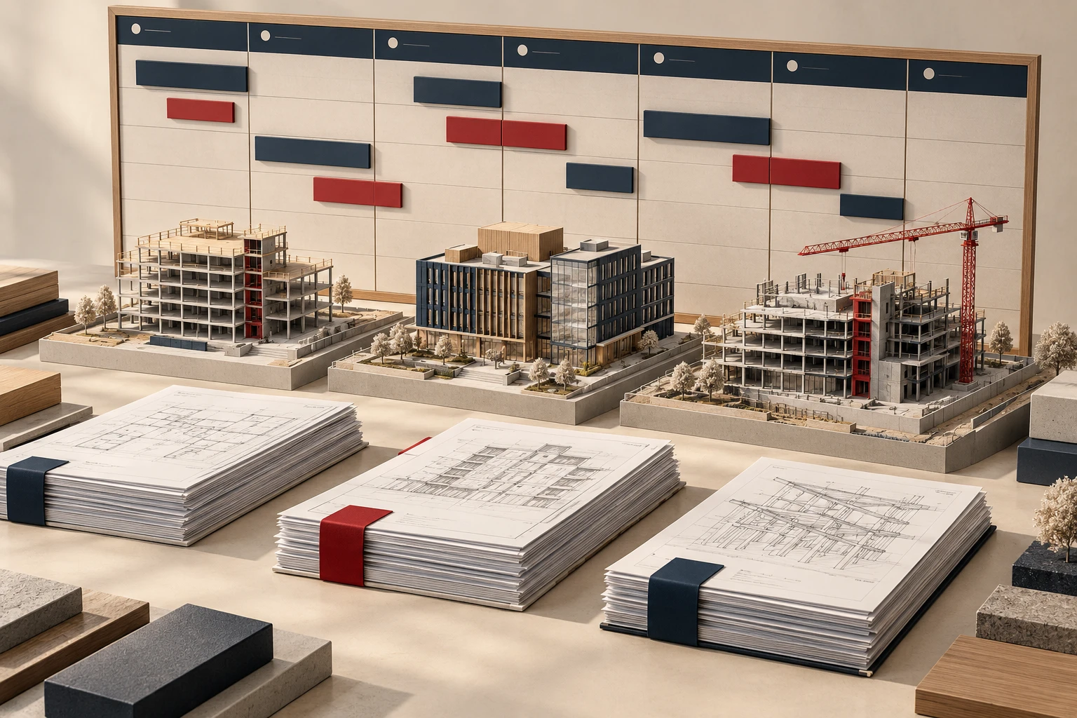 Reserved capacity around the bid calendar — conceptual architectural illustration